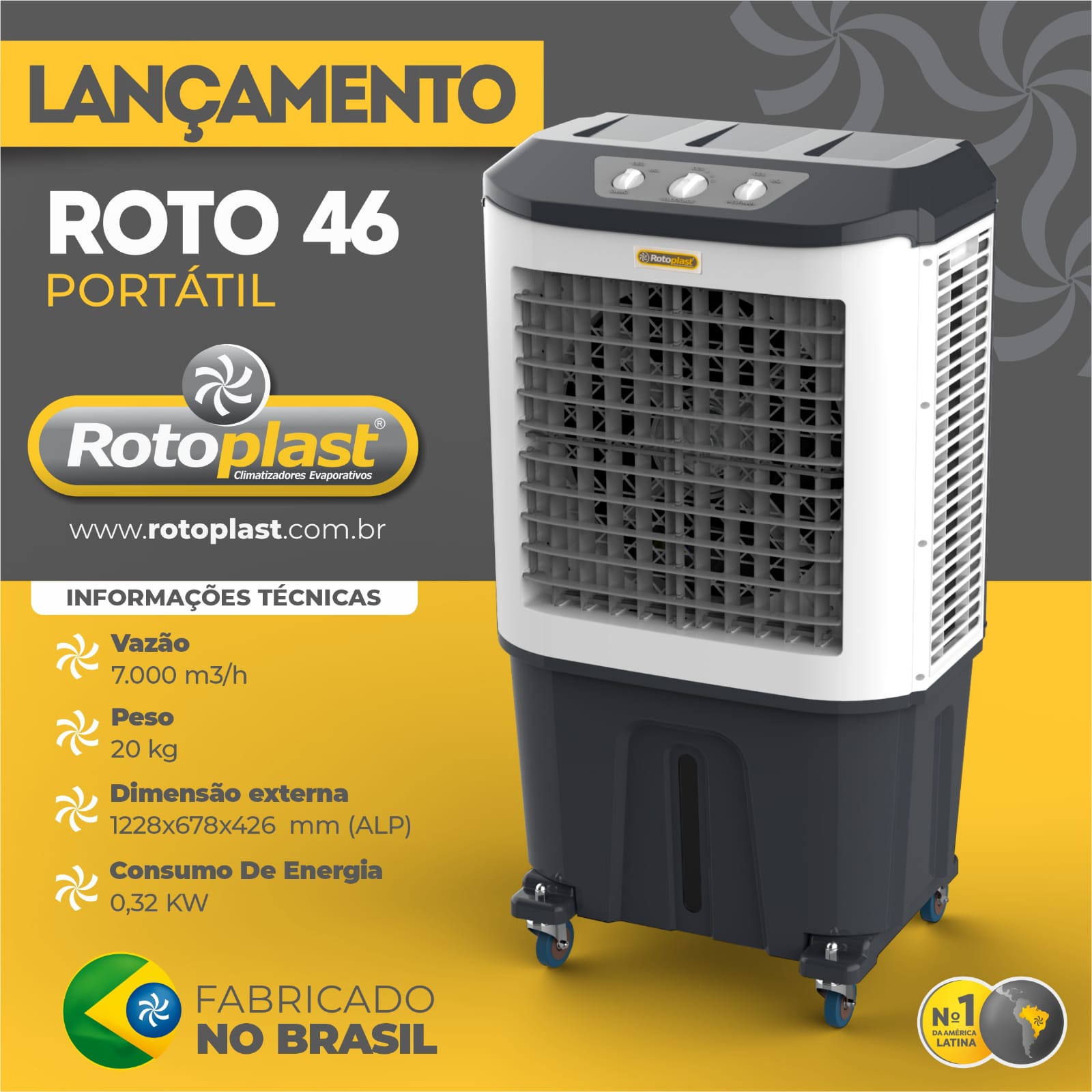 Climatizador Portatil Roto46